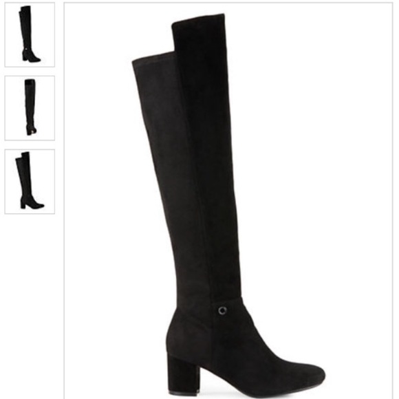 Karl Lagerfeld Paris Over-the-Knee Boots - Picture 3 of 7